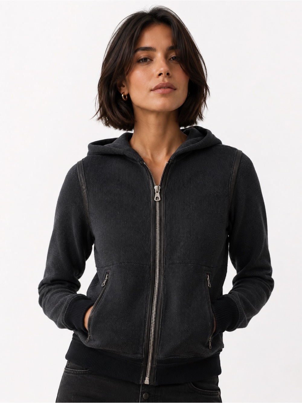 RAG & BONE TERRY COMBAT HOODIE
